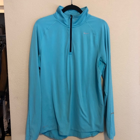 Nike dri fit running half zip - Picture 1 of 5